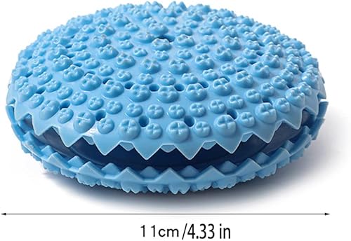 Miniatura 4 de LRRH Juguete dispensador de comida OVNI para perros, rompecabezas interactivo, entretenimiento, juego de comidaalimentador lentojuguete tambaleante