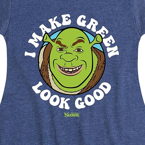 Shrek - I Make Green Look Good - Toddler & Youth Girls Fit & Flare Dress3