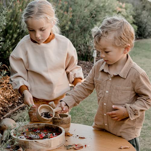 Kookaroo Round Sensory Tray & Bee Hive Sorting & Stacking Toys For Toddlers Bundle #TOP3