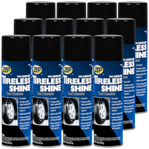 Zep Tireless Shine Tire Dressing - 14 OZ (Case of 12) - 1801