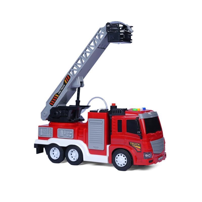 PLAY ME Fire Truck Toy with Extendable Ladder – Interactive Rescue Vehicle with Lights and Sounds for Kids (B0DFMLKYK1) Amazon Price History, Amazon Price Tracker