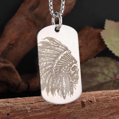 Collier épais tête de mort bijou robuste qui ne ternit pas sur la peau