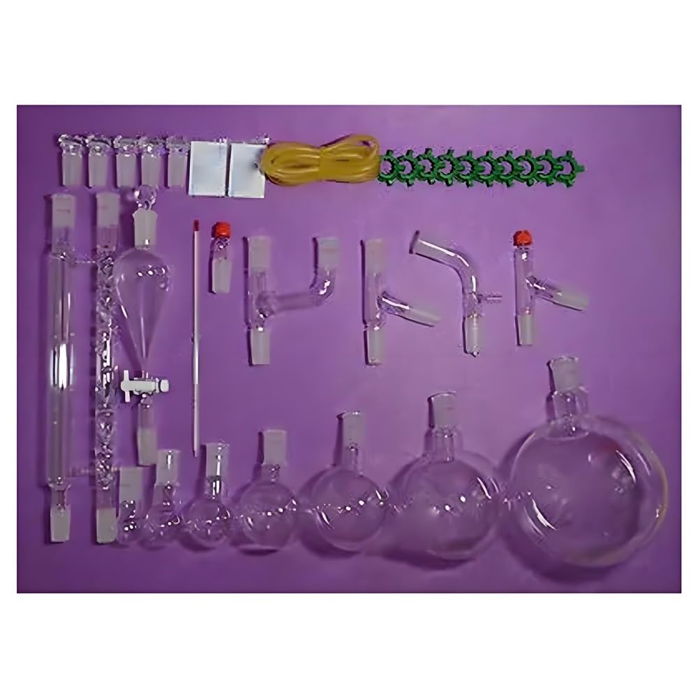 Zestaw szkła laboratoryjnego 32 sztuk 24/40 2000 ml Sprzęt laboratoryjny