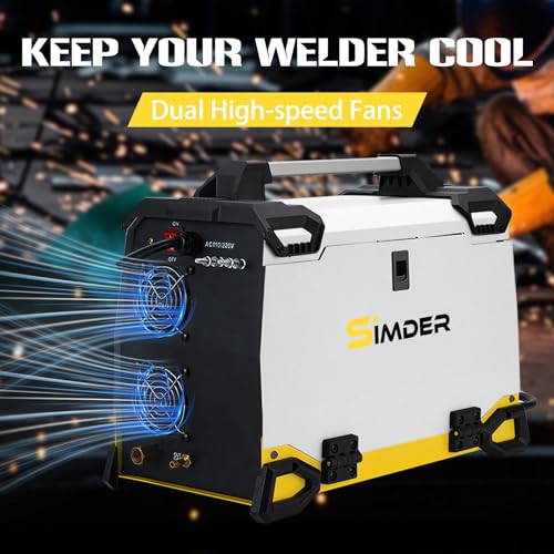 S Simder SD-4050PRO Ssimder Aluminum Mig Welder Pulse Mig/Mag/Hf Tig/Stick/Pilot Arc Plasma Cutter 200A Welding Machine Sd4050Pro 10 In 1 Welder Cutter Combo thumb #5