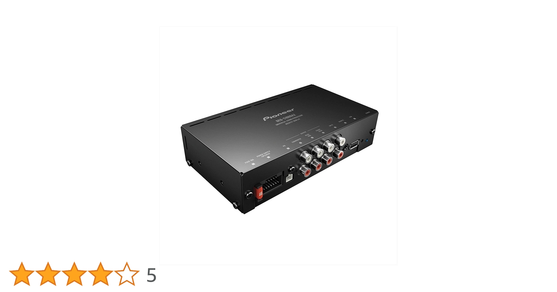 パイオニア　Pioneer DEQ-S1000A2 DSP Pioneer DEQ-S1000A Compact 4-channel car amplifier with