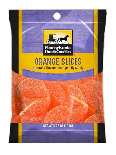 Penn Dutch Candy - Orange Slices | Retro-Flavors | Classic Chewy Candies | Pennsylvania Dutch Company | Varying Flavors and Sizes | Great Taste and Great as a Gift |