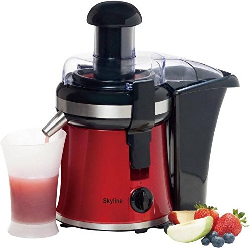 Image of Skyline VTL-5033 250 Juicer (Black and Red, 1 Jar)