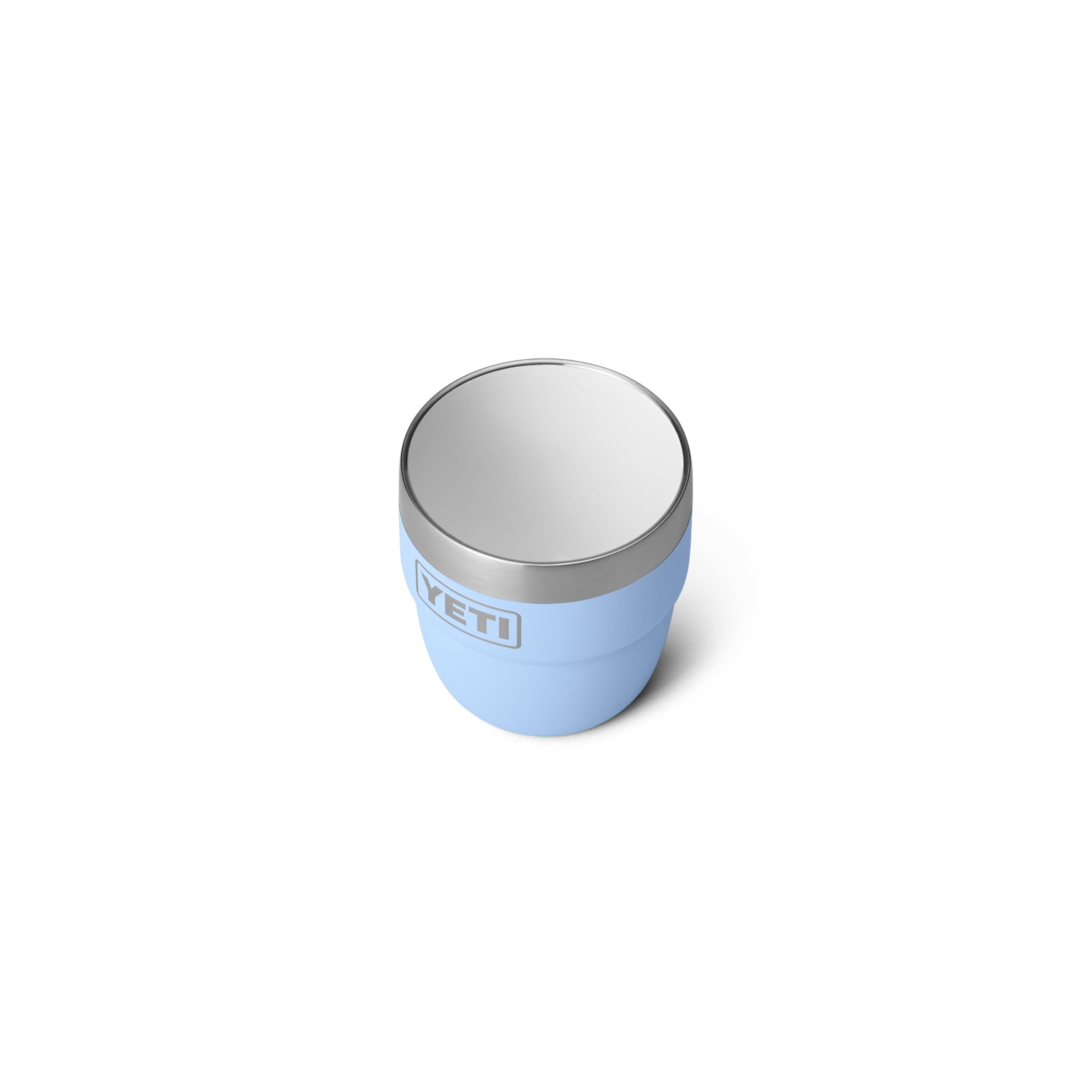 YETI Rambler Espresso Cup, Vacuum Insulated Stainless Steel Stackable Cup, Big Sky Blue, 2 Pack 4 oz (118 ml)