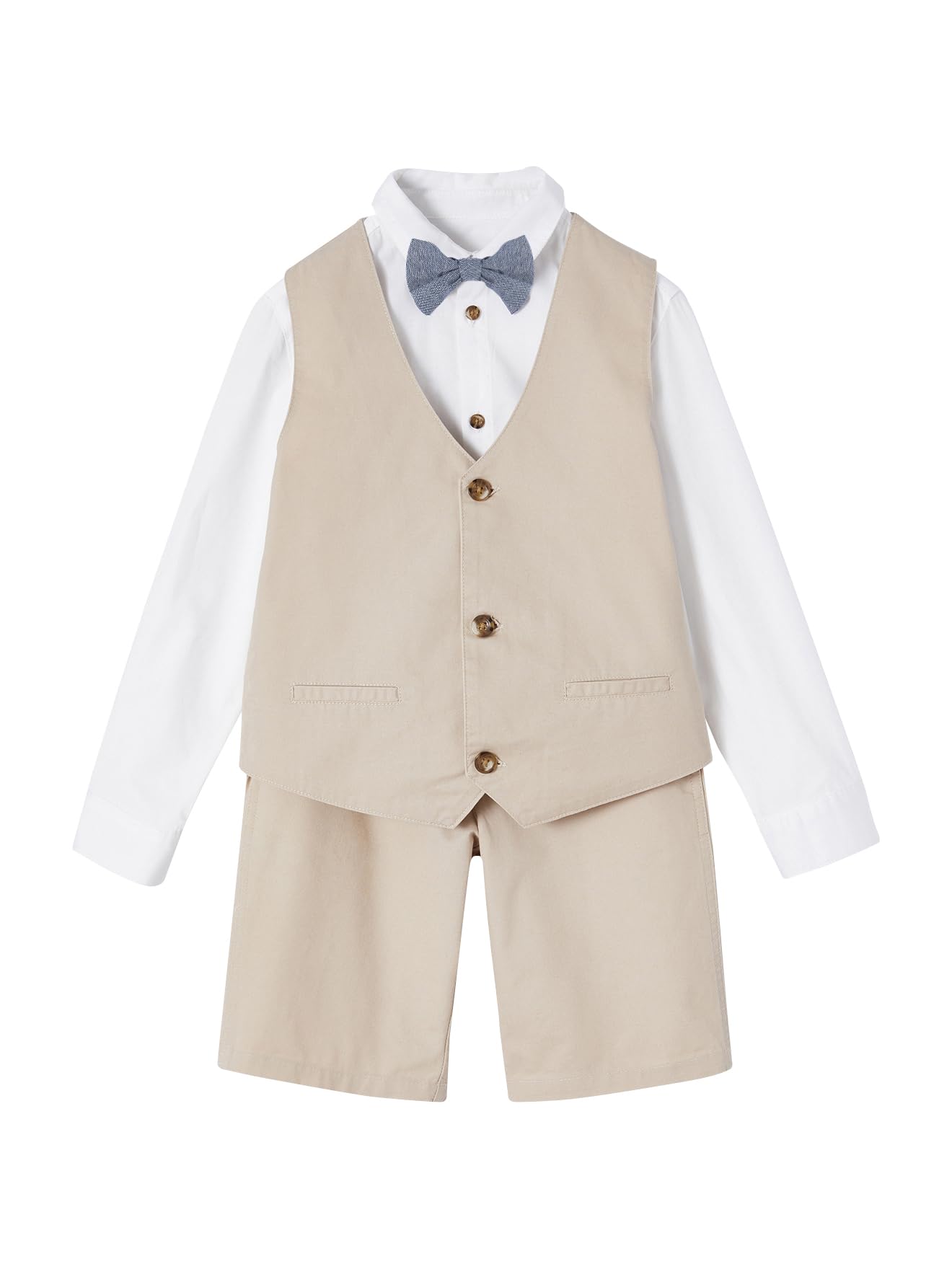 VERTBAUDET Ensemble cérémonie 4 pièces garçon Beige 4A