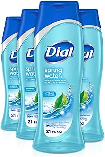 Dial Body Wash, Spring Water, 21 Ounce (Pack of 4)