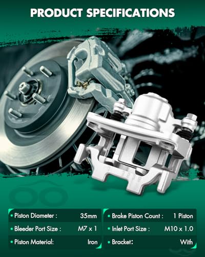 Image of SCITOO 2PCS 19B6240 19B6241 Rear Driver & Passenger Side Brake Calipers