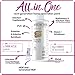 MAC paint - All In One Chalk paint, Furniture, Cabinet, Countertop, Tile Paint, no primer or sanding needed. Matte Finish. 16.9 Fl Oz (RAL 7040 Window grey)