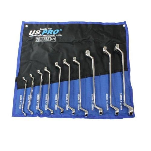 US PRO Offset Ring Spanners Set 6-27mm