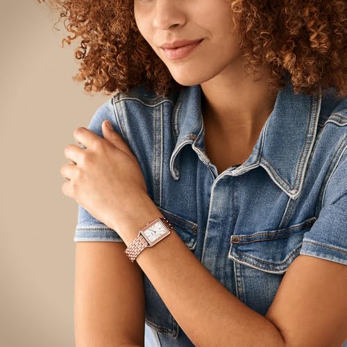Miniatura 2 de Fossil Reloj Raquel para Mujer, Movimiento de Cuarzo de Tres Agujas con Correa de Acero Inoxidable