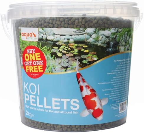 Image Aqua Nutrition Koi Pond Pellets Food BOGOF - Complete Feed for Koi Fish Pond Fish (2000g) Image Aqua Nutrition Koi Pond Pellets Food BOGOF - Complete Feed for Koi Fish Pond Fish (2000g)