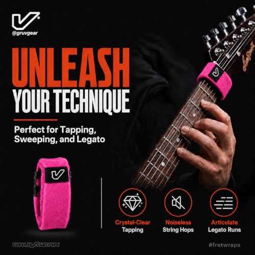 Image of Gruv Gear FretWraps HD 'Puff' String Muter 1-Pack , Small, Pink