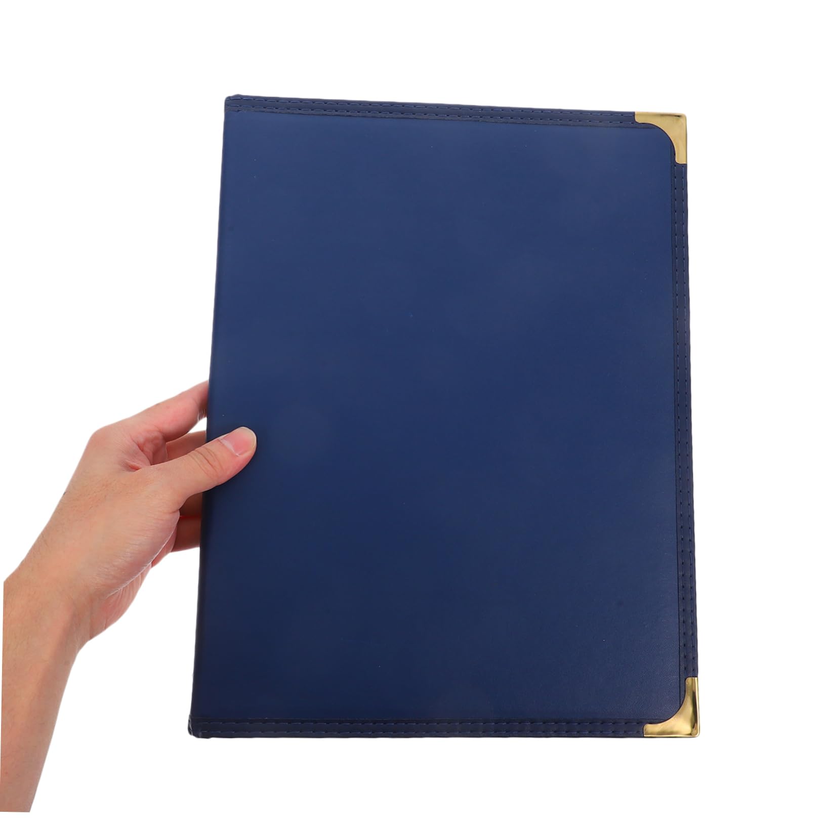 2 Piezas Cubiertas de Menú Transparentes Fundas de Piel Sintética para Restaurantes Bares y Cafés Portamenús Reutilizables con Páginas Claras
