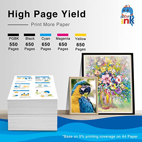 Starink Compatible Ink Cartridge Replacement For Canon Pgi-225 Cli-226 Pgi225 Cli226 For Pixma Mg5320 Mg5220 Mg6120 Mg6220 Mg8120 Mx882 Mx892 Mx712 Mx880 Printer(6 Pgbk/3Bk/3C/3M/3Y),18 Pack #TOP2