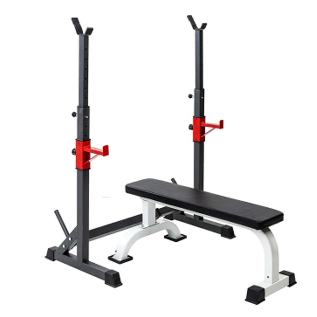OTQEFTN Squat Rack Barbell Rack Adjustable Barbell Rack Dumbbell Rack for Weightlifting Bed Home Fitness Equipment Rack Dumbbell Bench