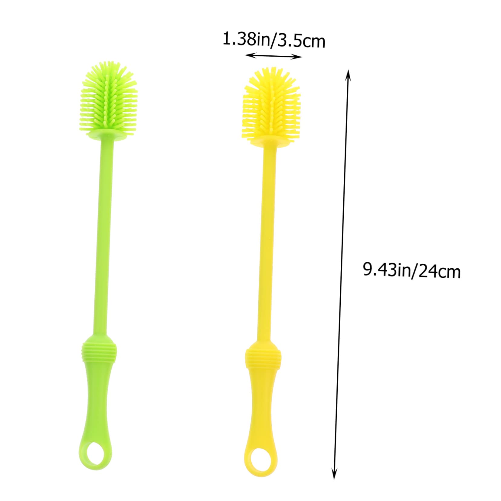 TOYANDONA 6 Cepillos Multifuncionales Para Biberones Limpiador Multiusos Cepillo De Limpieza De Silicona Cepillos De Limpieza Para Uso Doméstico Chupete Limpiador De Botellas De