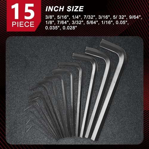 Lozagu LOZ-N35 35-Piece Allen Wrench Sets Metric And Standard Hex Key Set thumb #2
