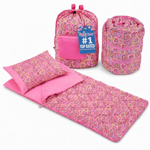Image of Emily Rose Pink Toddler Nap Mat Set with Warm Blanket