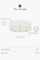 Vista 4 de BABEYOND - Collar de perlas sintéticas estilo art deco de la década de 1920, collar de perlas largas para fiesta de disfraces de estilo Gatsby