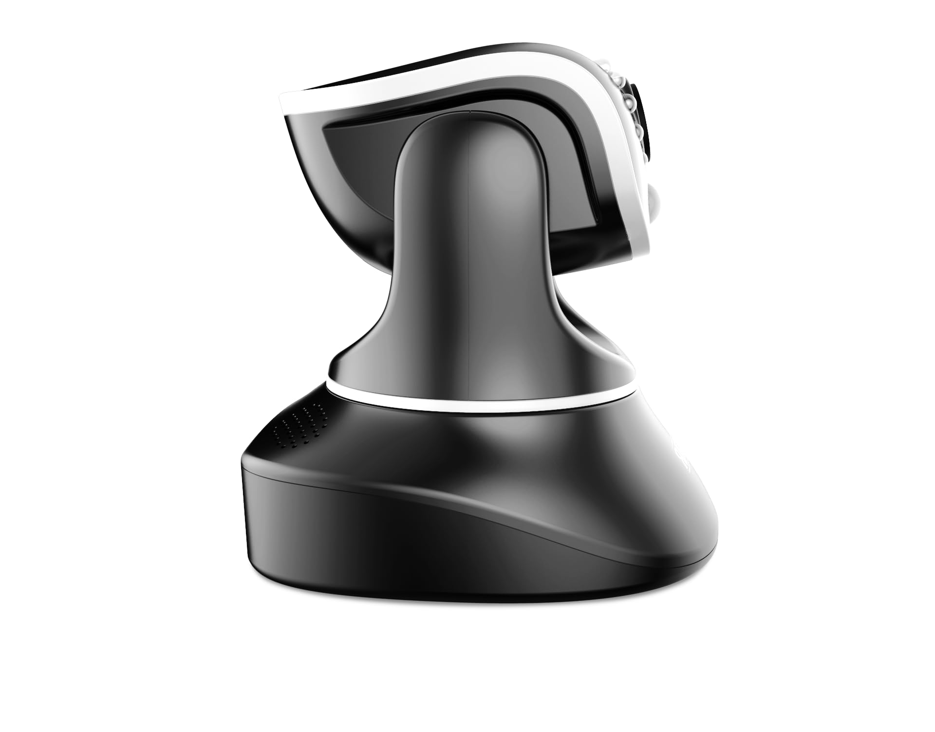 INSTAR IN-8415 2K+ Noir - Caméra de Surveillance LAN/PoE/WLAN avec IA - Caméra IP contrôlable - WPA3 - Wi-FI 2,4 et 5 GHz - Utilisation intérieure - PIR - PTZ - HomeKit - MQTT