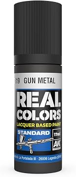 AK Interactive Real Colors Gun Metal 17 ml.