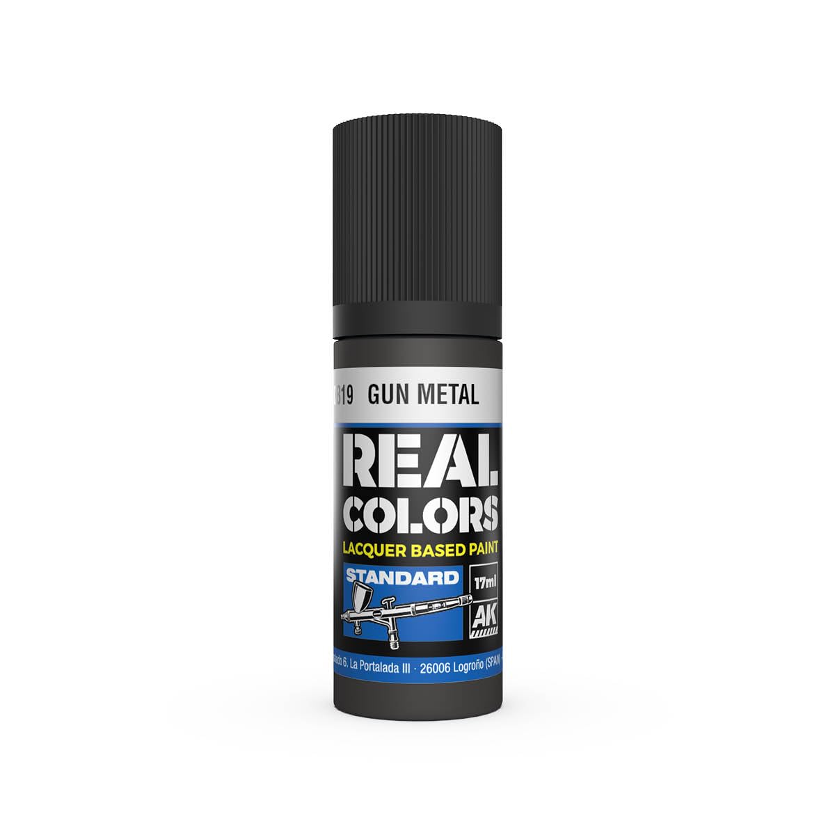 Ak Interactive Ak Real Colors Rc819 Gun Metal (17Ml) (Old Rc015)