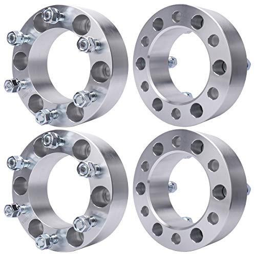 MAYASAF Wheel Spacers [2" THICK, 4 PACK 6 Lugs] for Toyota Tacoma/Tundra/4Runner/Sequoia, for Mazda Mitsubishi Isuzu Pickup, Chevy GMC Dodge for Honda for Hyundai Plymouth Acura, 6X5.5/108mm Bore