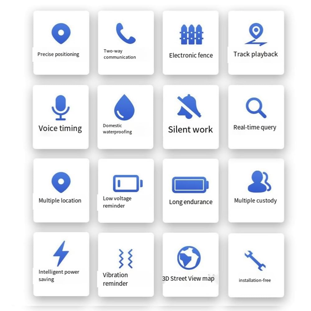 Anziani 4G Tracking Tracker SOS Wireless WiFi Caregiver Pager Localizzatore Anziani Avviso Caduta Tracker IP67 Anti Smarrimento