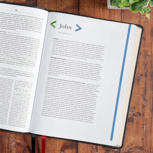 Image of CSB Connecting Scripture New Testament, Black Genuine Leather: A Study Bible of Biblical Allusions and Quotations