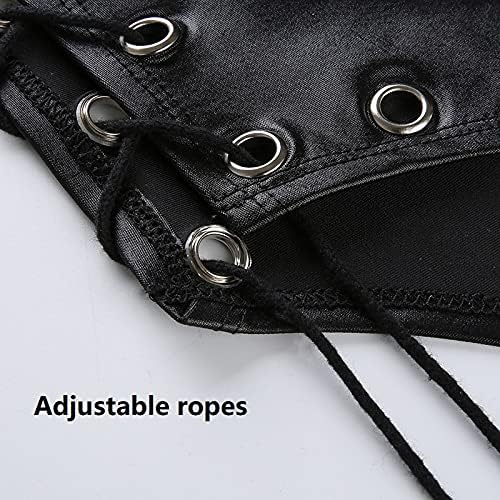 Women's Sexy Lingerie Leather Sleepwear Cosplay Dress Bodysuit Gift for Girlfriend, Clubwear - Image 4