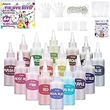 Anpro Tie Dye Kit -148 Pcs Tie Dye Kits,16 Colors Tie Dye,All-in-1 Fabric Tie Dye Craft Set for Kids...