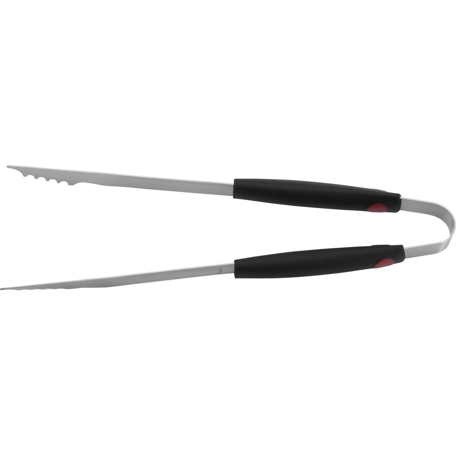 Westmark Grill-/Bratenzange, Länge: 40 cm, Rostfreier Edelstahl/Kunststoff, Farbe: Silber/Schwarz/Rot, 15052280, 40 x 6 x 3 cm