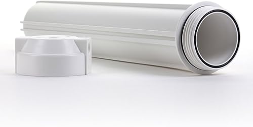 Miniatura 3 de Hydronix HF4-20WHWH38 Carcasa del filtro de agua de 20 pulgadas RO, toda la casa, hidroponía - puertos de 38", junta tórica doble, blanco