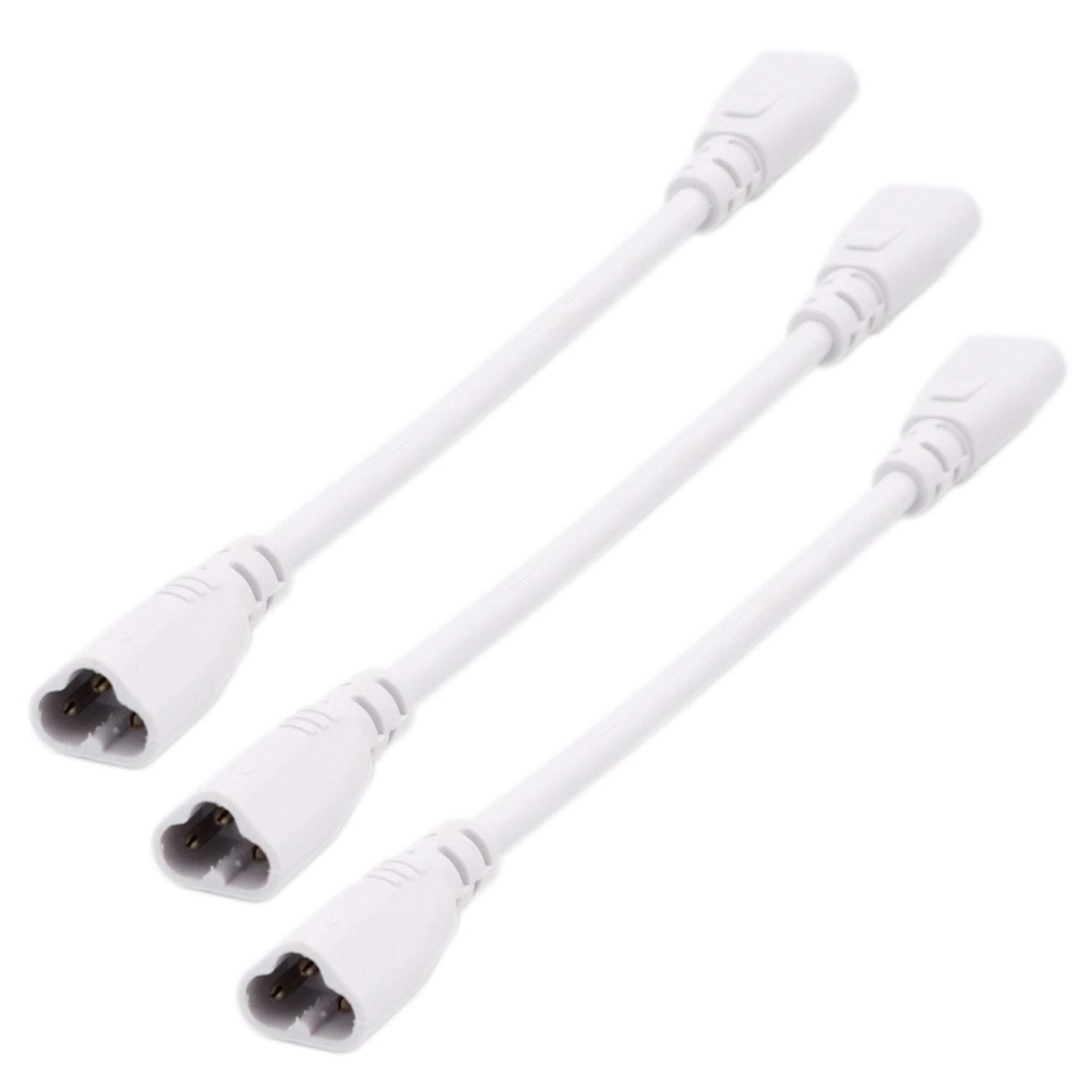 Buy T5 T8 LED Tube Connector Cable Wire 8 inch Double Male to Male End