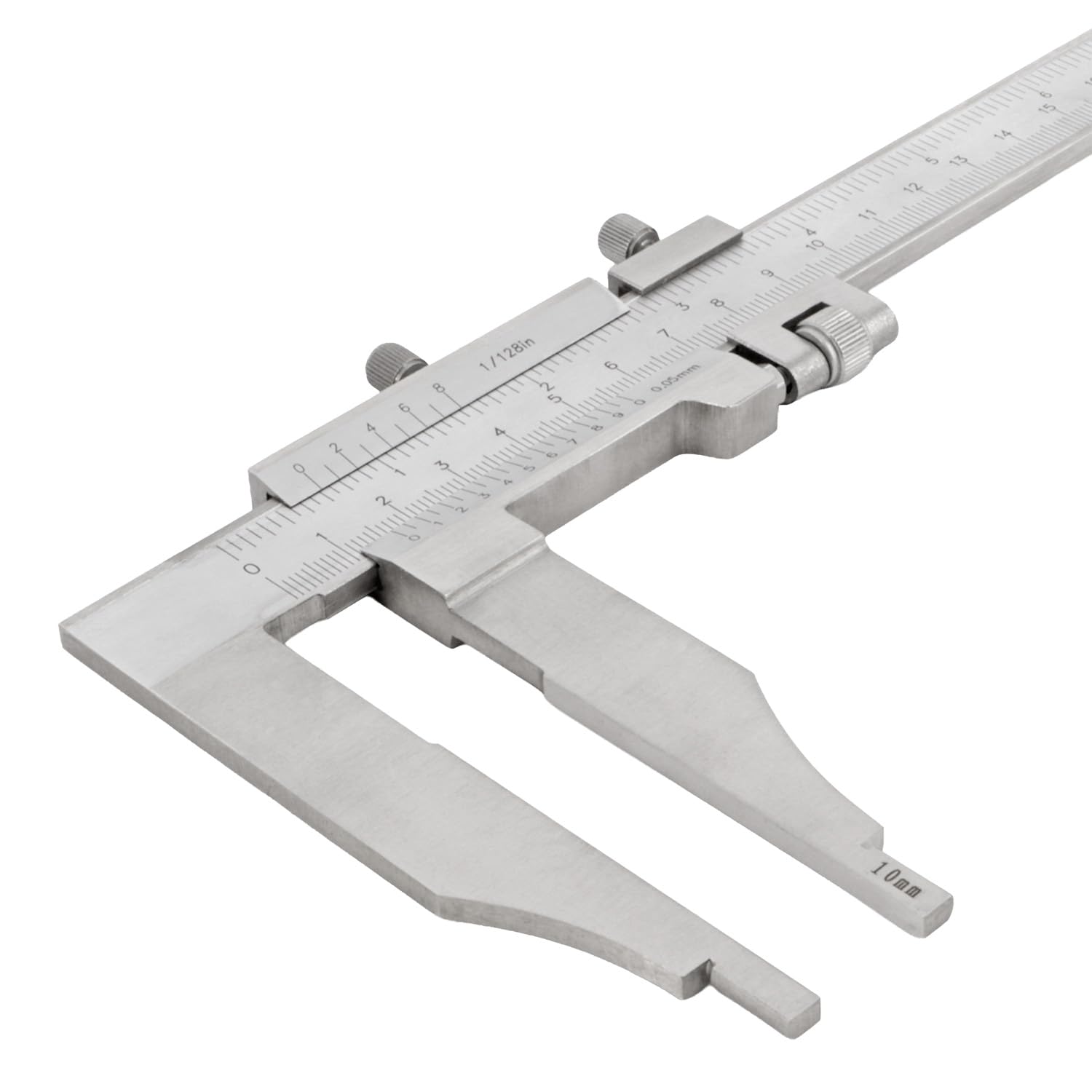 ASIMETO Werkstattmessschieber Premium 300 mm, mit Feineinstellung | Robuster Messschieber aus rostfreiem Stahl für Werkstatt und Industrie – Ablesung 0,05 mm, nach ISO 13385-1