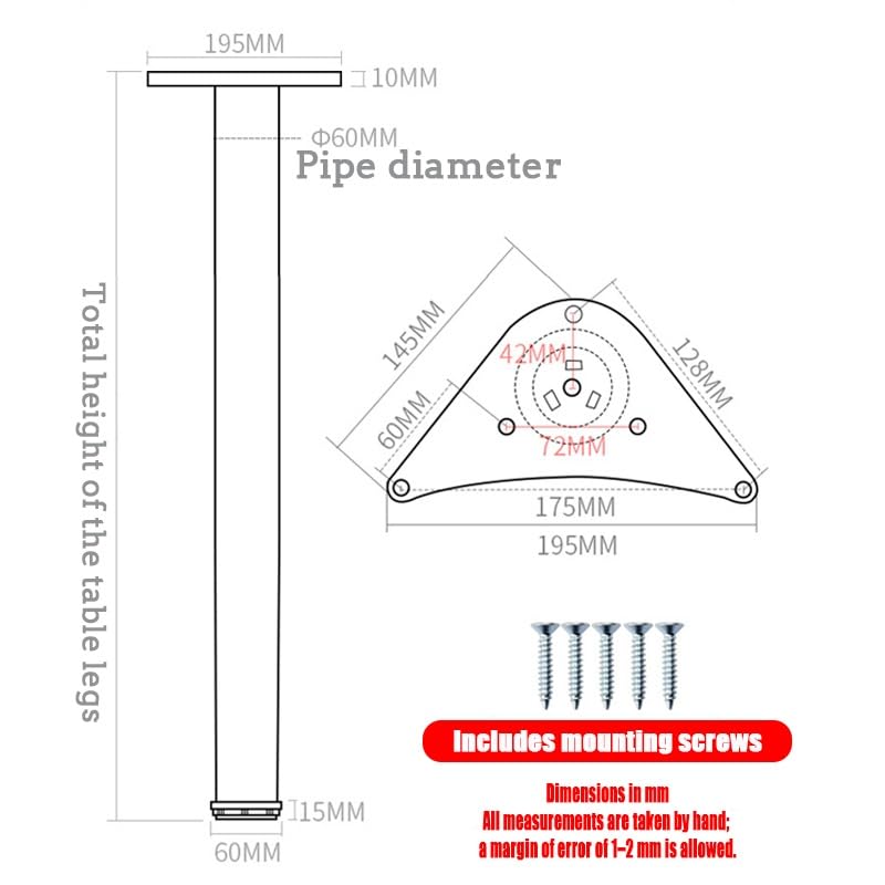 Patas inclinadas para muebles con acabado oro de 80 cm, la base de sofá metálica premium 2