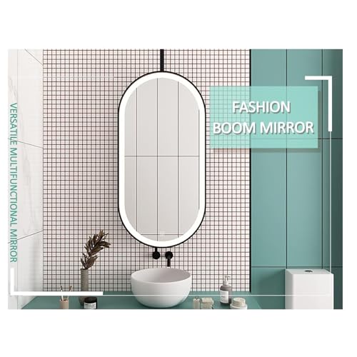 Miroir suspendu plafond rectangulaire pour optimiser les petits espaces - 8