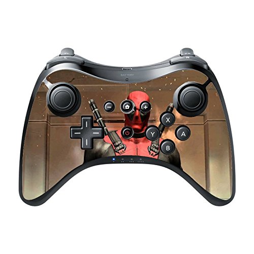 Comic Book Hero Vinyl Decal Sticker Skin by Compass Litho for Wii U Pro Controller