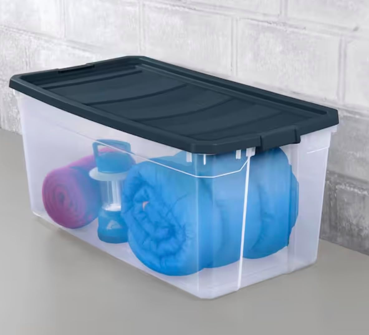 Clear 50 Gallon Stacker Box QJ94873