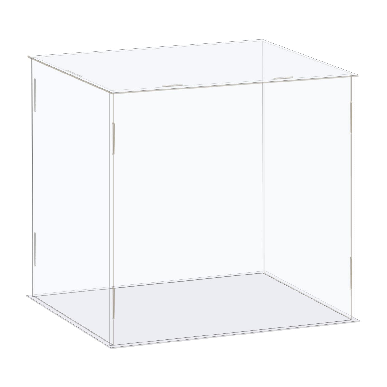 MECCANIXITY Acrylic Display Case Box Clear Dustproof Protection Showcase 10x6.3x8.3 Inch for Collectibles Display