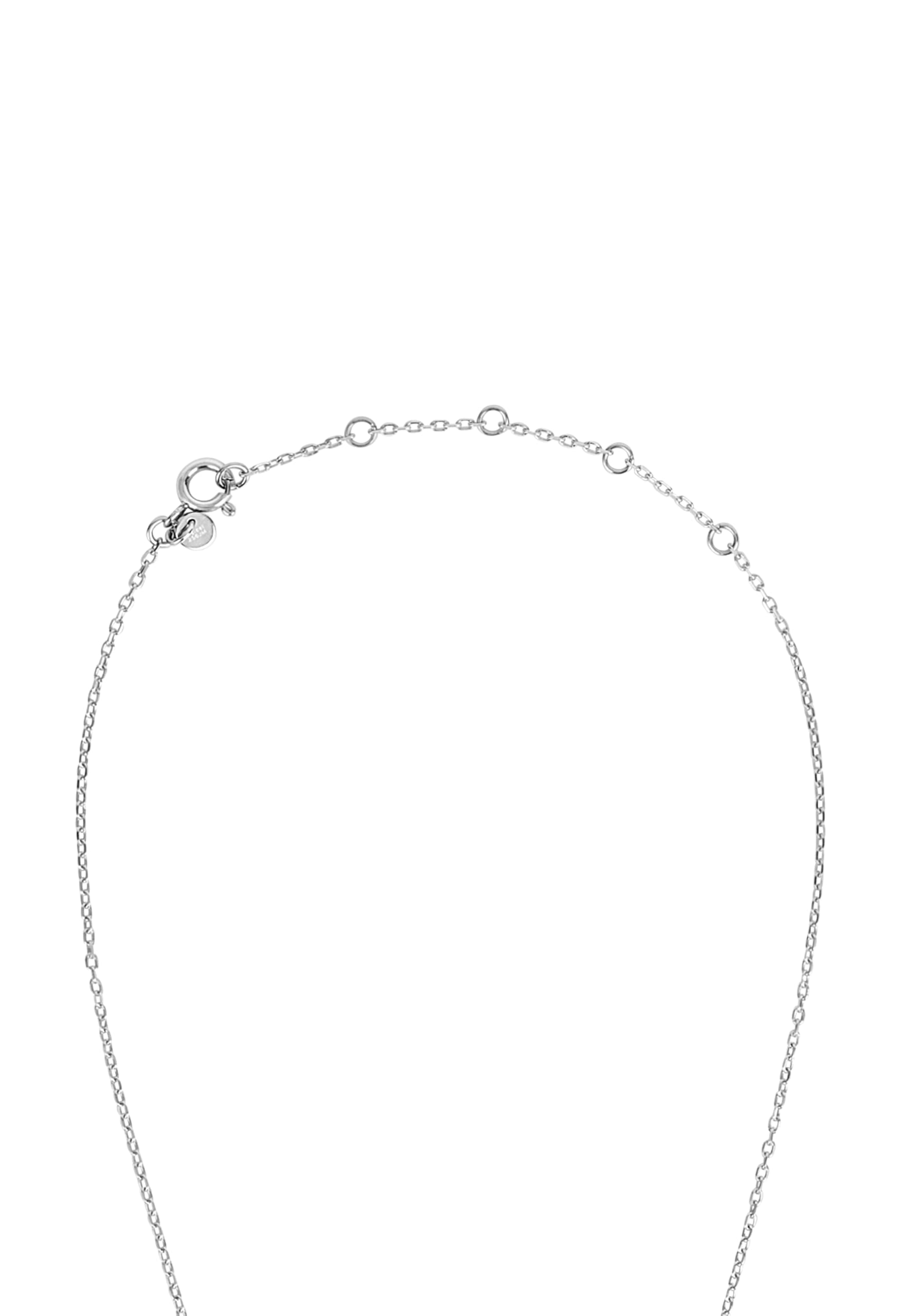 Breil, Collezione Amulet, Collana Donna in Acciaio Lucido IP Gold, Impreziosito da Ciondolo Cuore con Pavé di Cristalli, Chiusura Regolabile, Lunghezza fino a 45 cm, Idea Regalo Donna