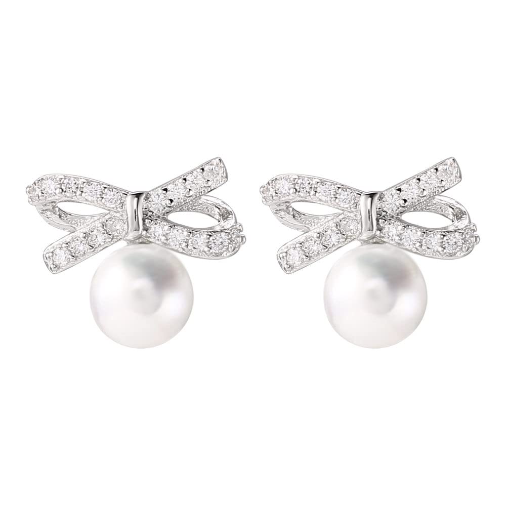 WLLDDDIU Orecchini Bambina Argento 925,Orecchini A Bottone in Argento