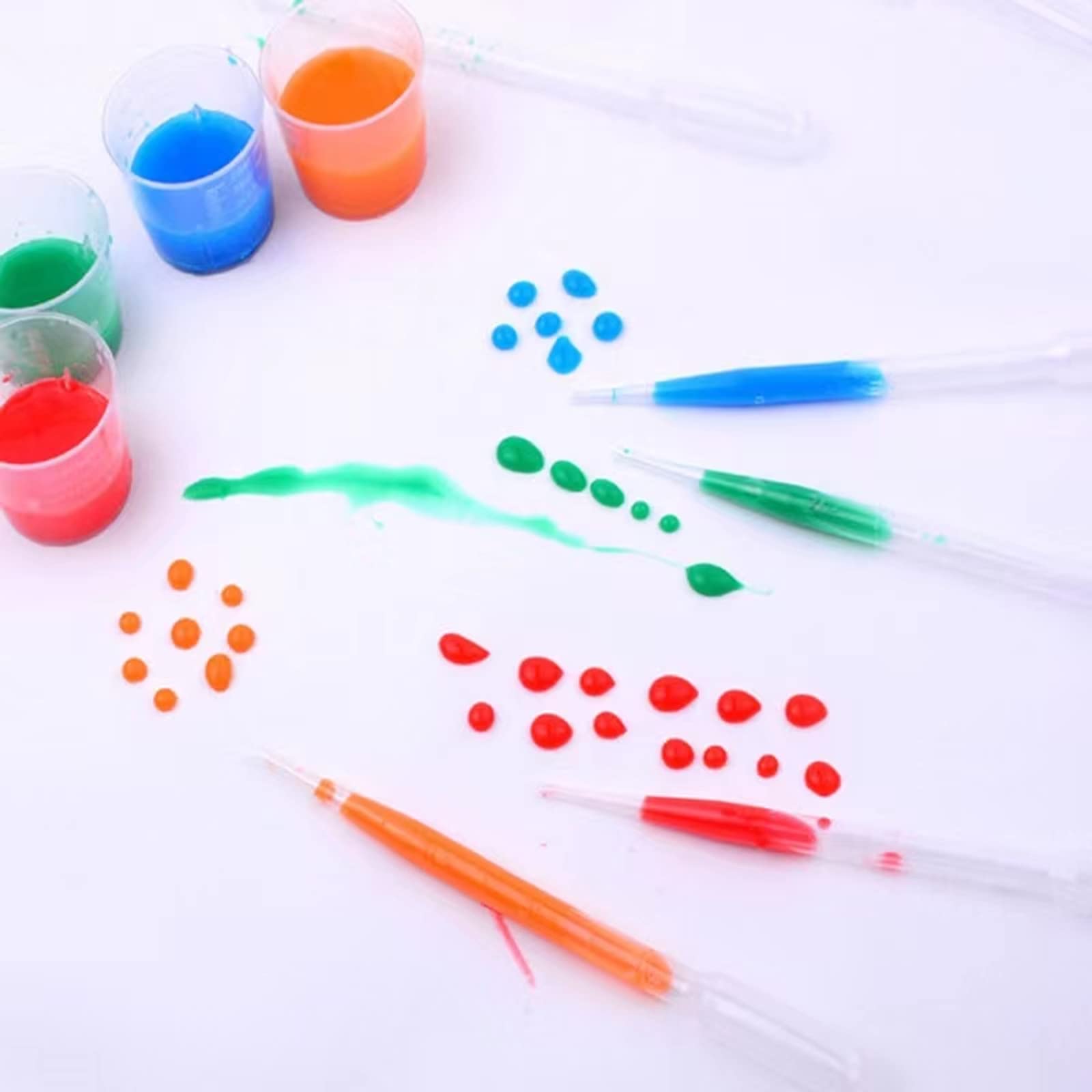200 Piezas 3ml Pipetas con Escala, Transparente Vpipetas Plastico, Pipeta para Laboratorio