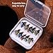 10pcs Fly Fishing Lures Kit Fishing Fly,Fly Fishing Kit Fly Fishing Lures,Handmade Lures Assortment Kit Artificial Bait Hooks for Bass Trout Salmon Fishing,Suitable for Freshwater and Saltwater