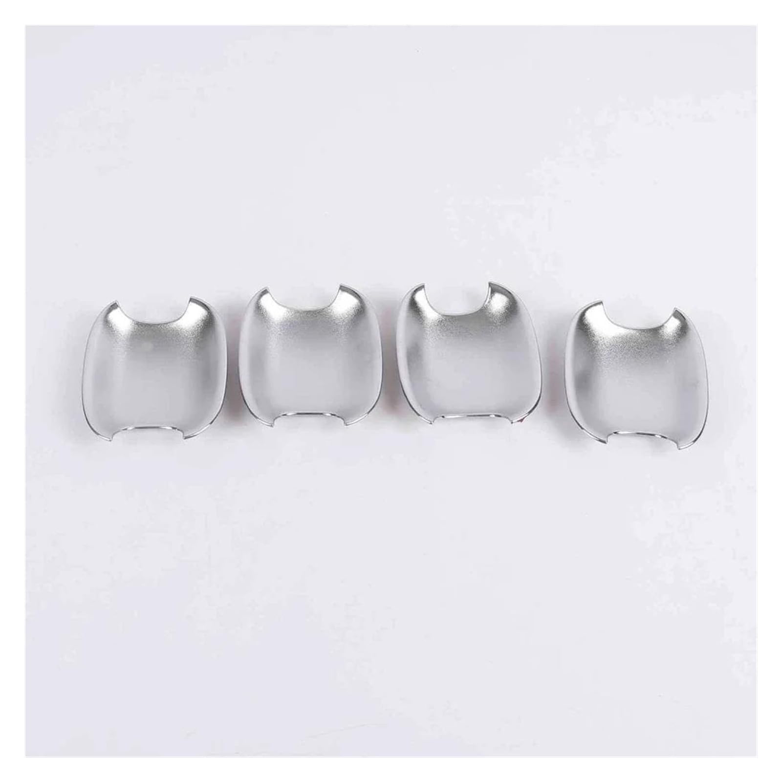 KJHOPY Carbon Fiber Chrome Car Exterior Door Handle Cover Trim Sticker Styling for A3 S3 2014-2020(Style 2)