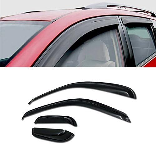 Smoke Tinted Window Sun Rain Visors Vent Guard